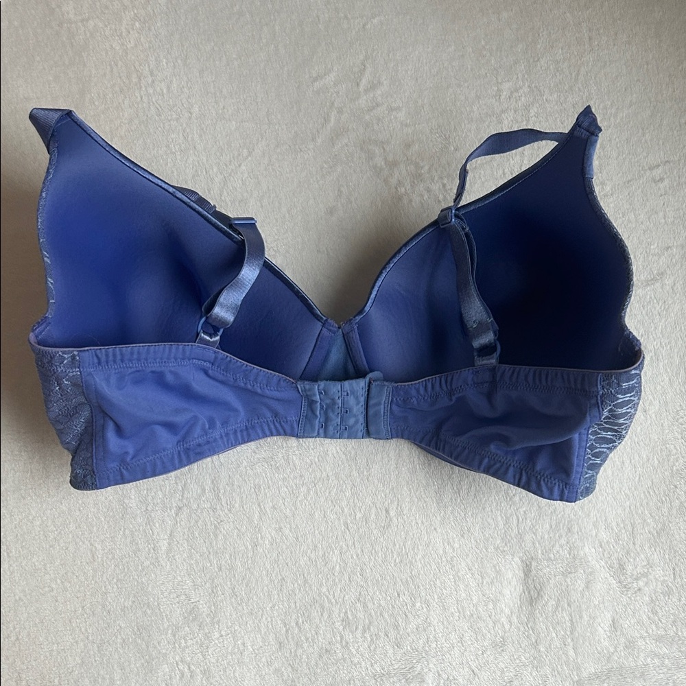 Blue Lace Bra - Picture 2 of 4